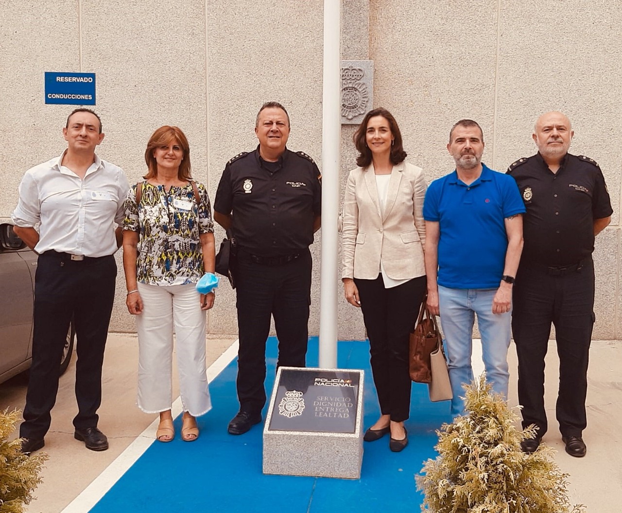 Responsables del SP de Ciudad Real y de la Comisaría Provincial de Policía Nacional