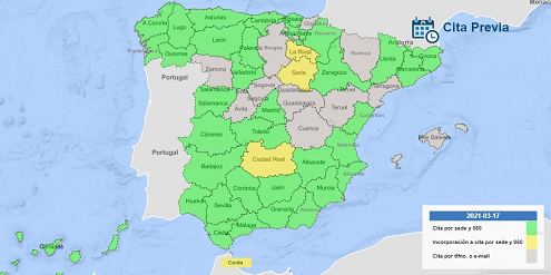 Cita Previa en Ceuta, Ciudad Real, La Rioja y Soria
