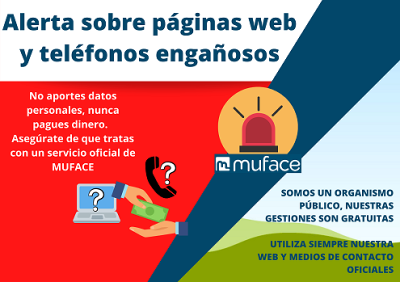 Alerta sobre webs engañosas