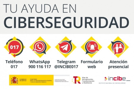 017 teléfono de ayuda en ciberseguridad