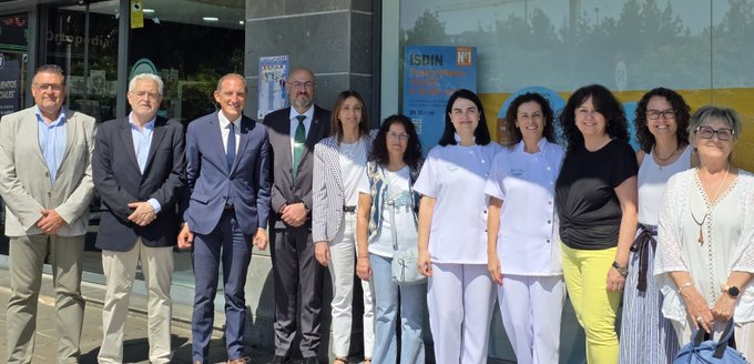 Acto de primera dispensación de e-receta en Lleida