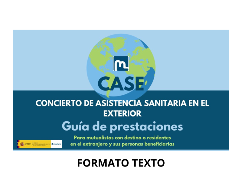 Formato texto: Guía de asistencia sanitaria en el exterior, se abre en una nueva ventana pdf