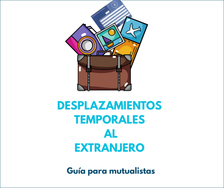 Portada de la Guía para mutualistas sobre desplazamientos al extranjero