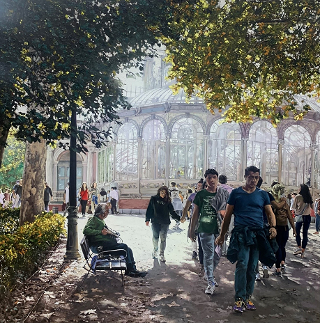 Tercer premio del Concurso de pintura de BBVA, Palacio de Cristal
