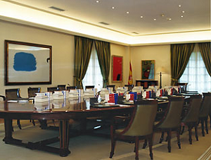 Mesa del Consejo de ministros