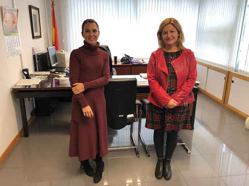 Myriam Pallarés (dcha) y M.Teresa Ruiz