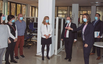 Miquel Iceta visita la sede de MUFACE