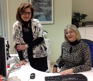 Carmen Dura e Isabel Pérez