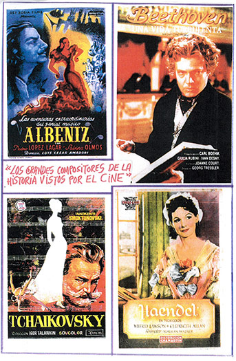 Carteles de mano de cine