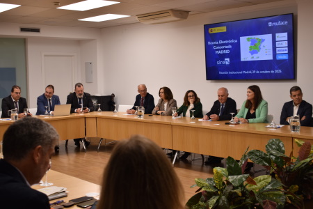 Asistentes a la reunión técnica de la e-receta concertada en Madrid