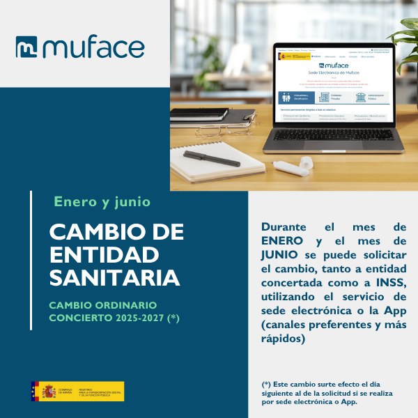 Se abrirá en otra ventana la descarga del PDF con el procedimiento de cambio de entidad sanitaria
